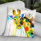 Rainbow Giraffe Throw Pillow By Z Art Gallery