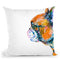 Red-Fawn Frenchie Throw Pillow By Z Art Gallery