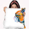 Red-Fawn Frenchie Throw Pillow By Z Art Gallery