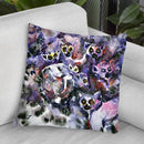 Ring-Tailed Lemurs Watercolor Throw Pillow By Z Art Gallery