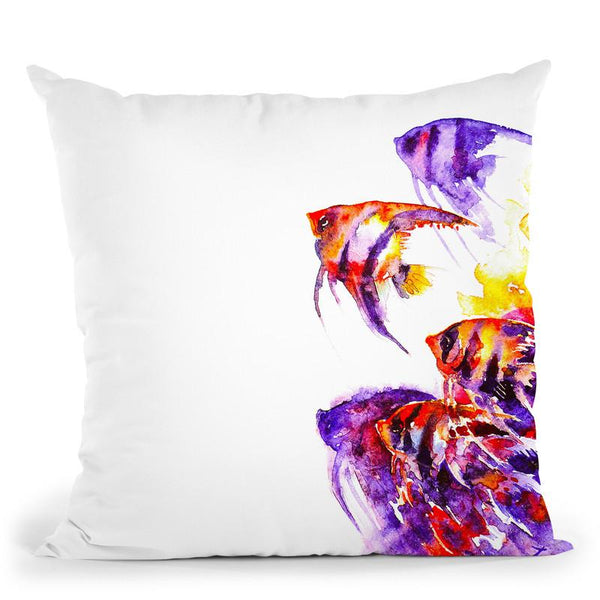 Scalare Flow Throw Pillow By Z Art Gallery