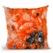 Scarlet Harmony Watercolor Throw Pillow By Z Art Gallery