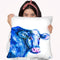 Blue Cow Throw Pillow By Z Art Gallery