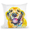Smile Watercolor   Throw Pillow By Z Art Gallery