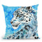 Snow Leopard Watercolor Throw Pillow By Z Art Gallery