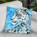 Snow Leopard Watercolor Throw Pillow By Z Art Gallery