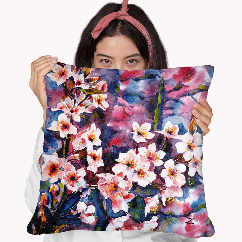 Spring Beauty Throw Pillow By Z Art Gallery