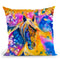 Sunset Mustang Throw Pillow By Z Art Gallery