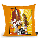 I Am My Own Hero Rena Rouge Throw Pillow By Miraculous