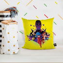 Ladybug And The Team Yellow Throw Pillow By Miraculous