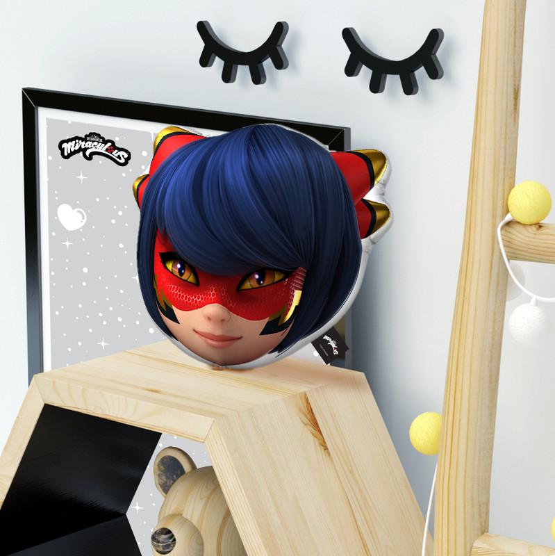 Kagami Tsurugi Head Throw Pillow By Miraculous