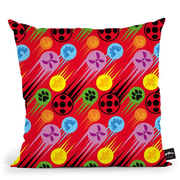 Miraculous Pattern Throw Pillow By Miraculous