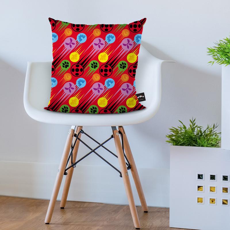 Miraculous Pattern Throw Pillow By Miraculous