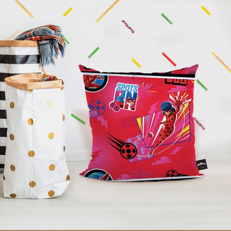 Ladybug Spots Throw Pillow By Miraculous