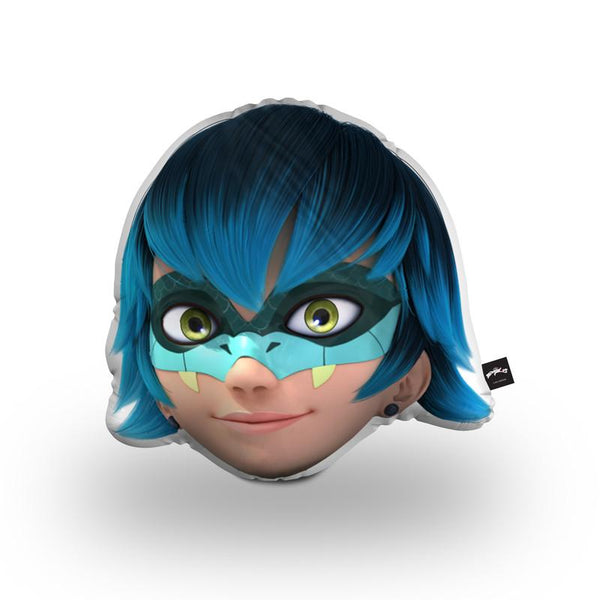 Viperion Head Throw Pillow By Miraculous