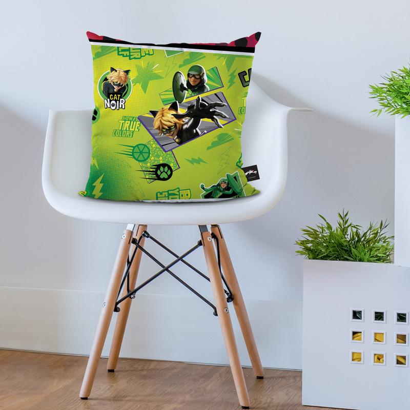 Show Your True Colors Cat Noir Throw Pillow By Miraculous