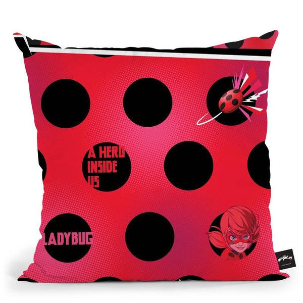 A Hero Inside Us Throw Pillow By Miraculous