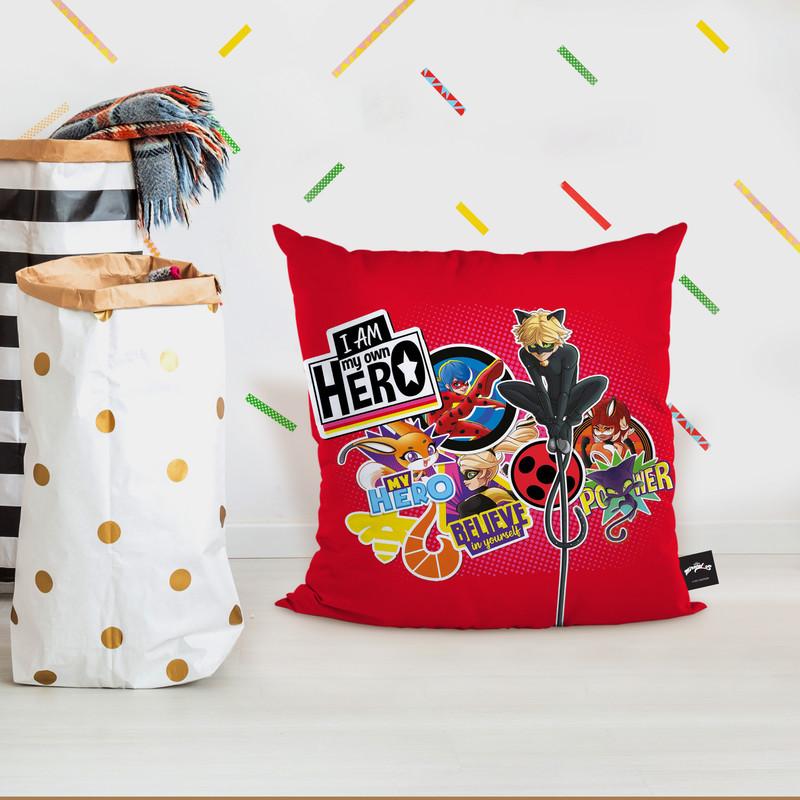 I Am My Own Hero Throw Pillow By Miraculous