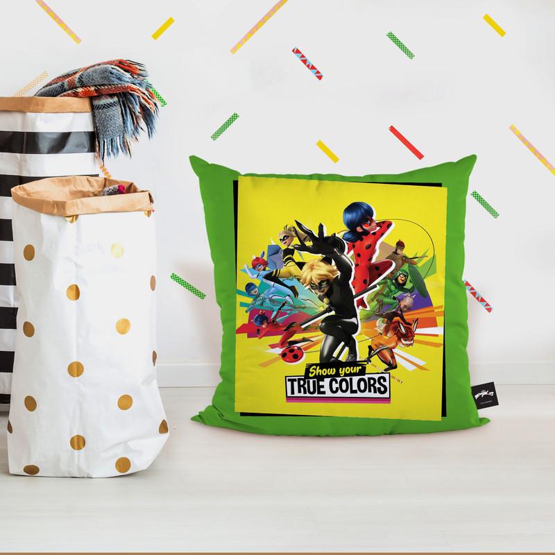Show Your True Colors Throw Pillow By Miraculous