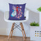 Ladybug Aqua Purple Throw Pillow By Miraculous
