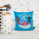Time To Transform Blue Throw Pillow By Miraculous
