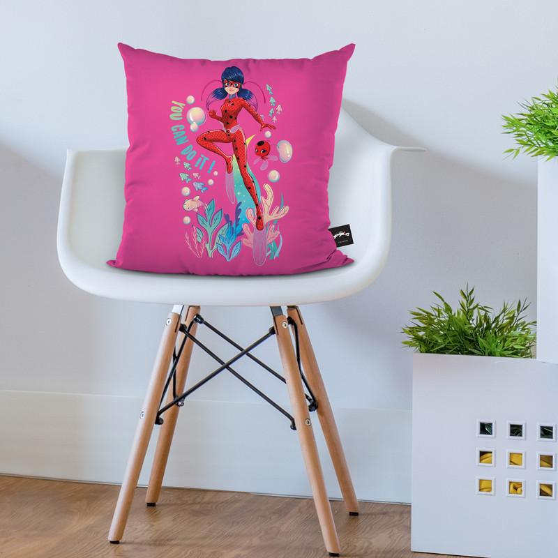 You Can Do It Ladybug Throw Pillow By Miraculous