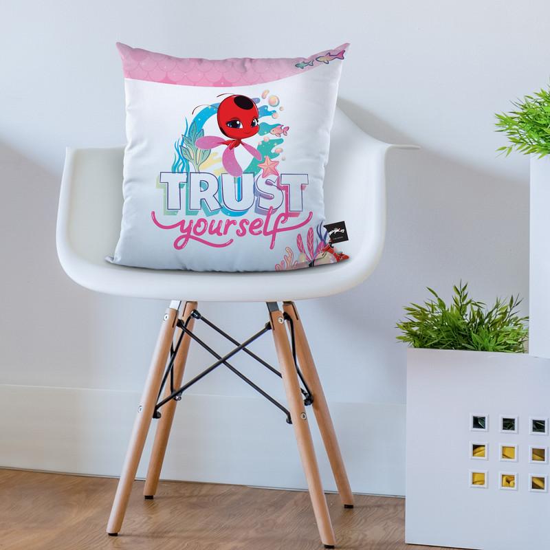 Trust Yourself Throw Pillow By Miraculous