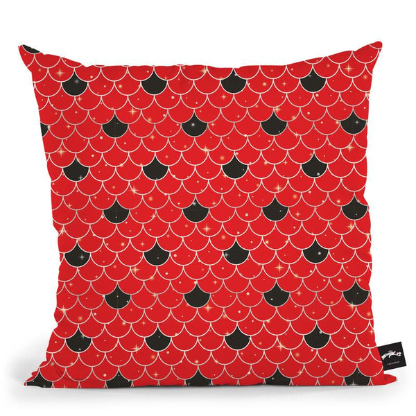 Mermaid Scale Ladybug Throw Pillow By Miraculous