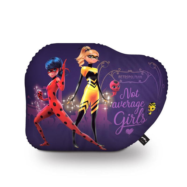 Not Average Girls Ladybug Queen Bee Throw Pillow By Miraculous