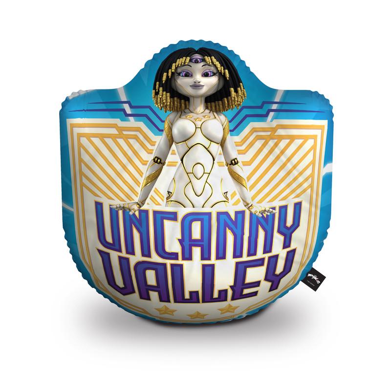 Uncanny Valley Throw Pillow By Miraculous
