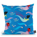 Aqua Tikki Plagg Throw Pillow By Miraculous