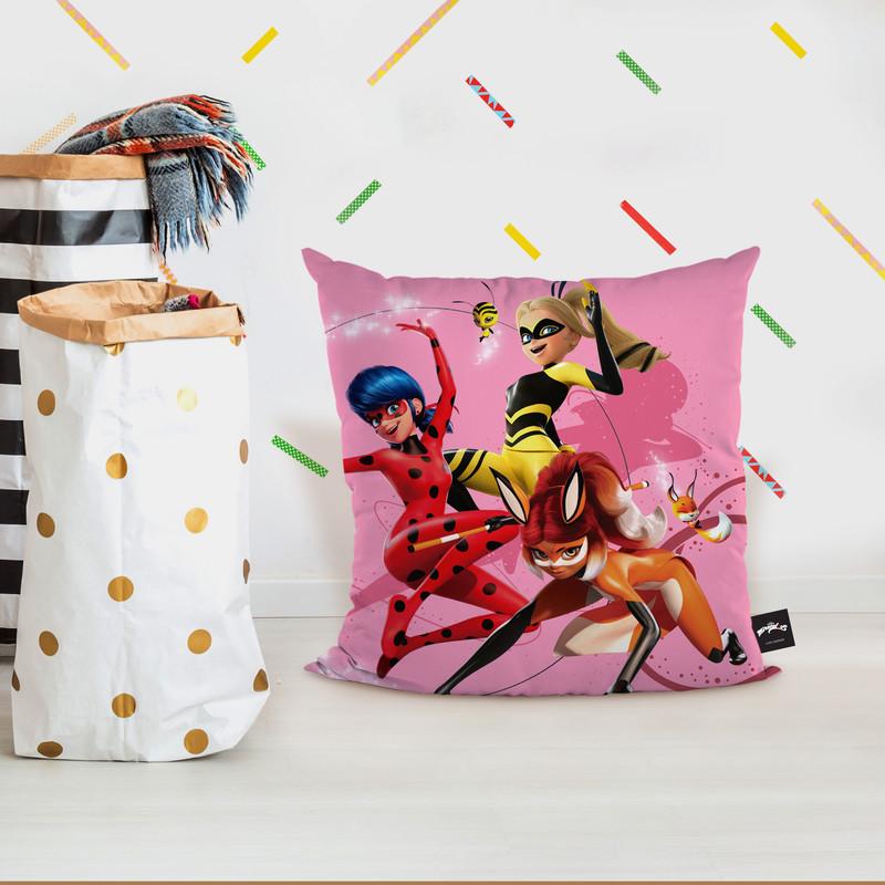 Ladybug Queen Bee Rena Rouge Throw Pillow By Miraculous
