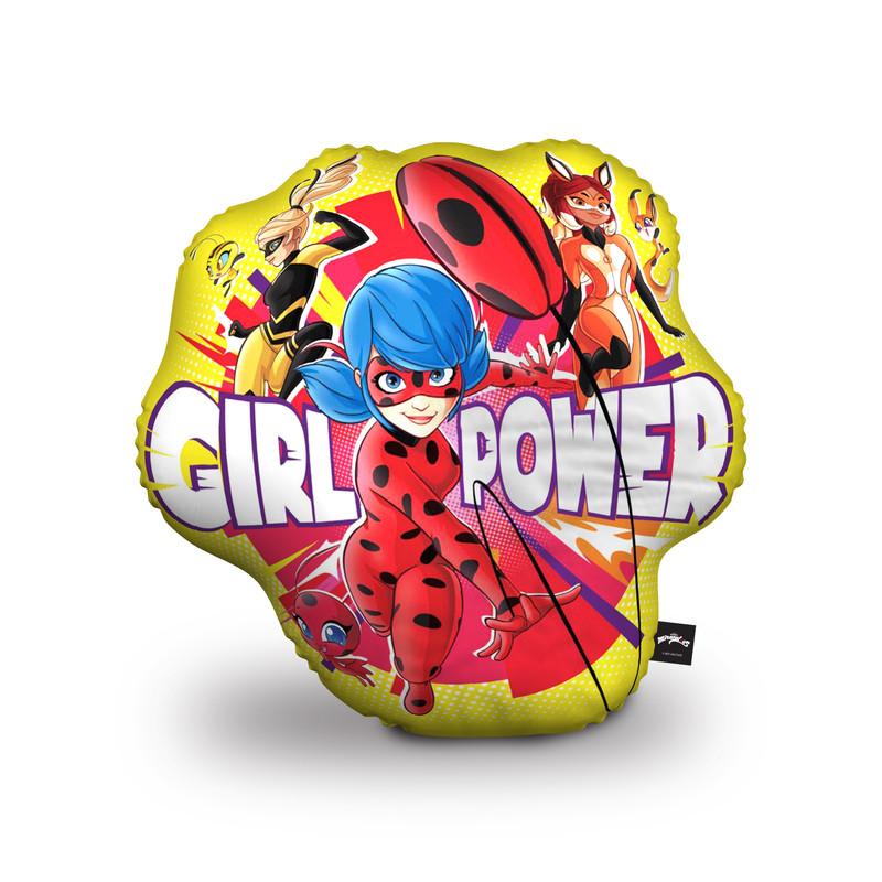 Girl Power Throw Pillow By Miraculous