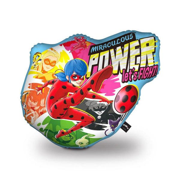 Miraculous Power Let'S Fight Throw Pillow By Miraculous