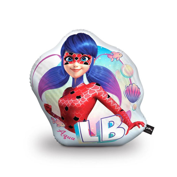 Aqua Ladybug Throw Pillow By Miraculous