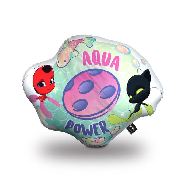 Aqua Power Tikki Plagg Throw Pillow By Miraculous