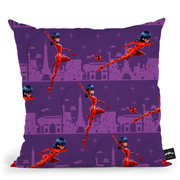 Ladybug Yoyo Tricks Throw Pillow By Miraculous