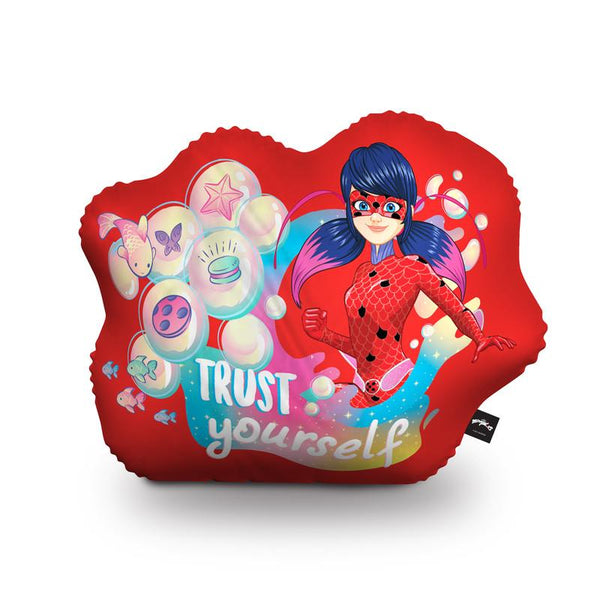 Trust Yourself Ladybug Red Throw Pillow By Miraculous