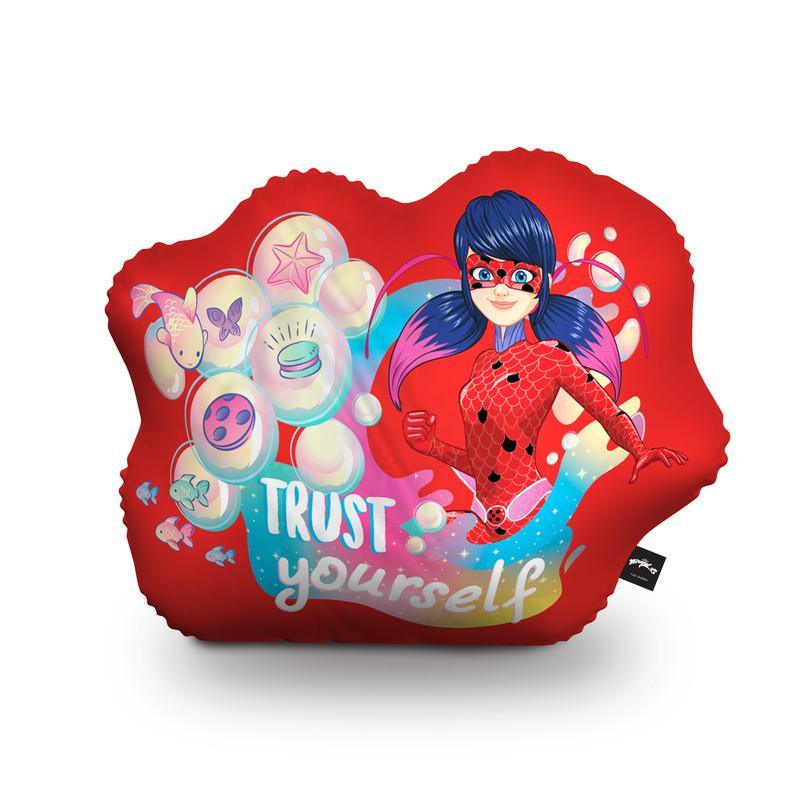 Trust Yourself Ladybug Red Throw Pillow By Miraculous