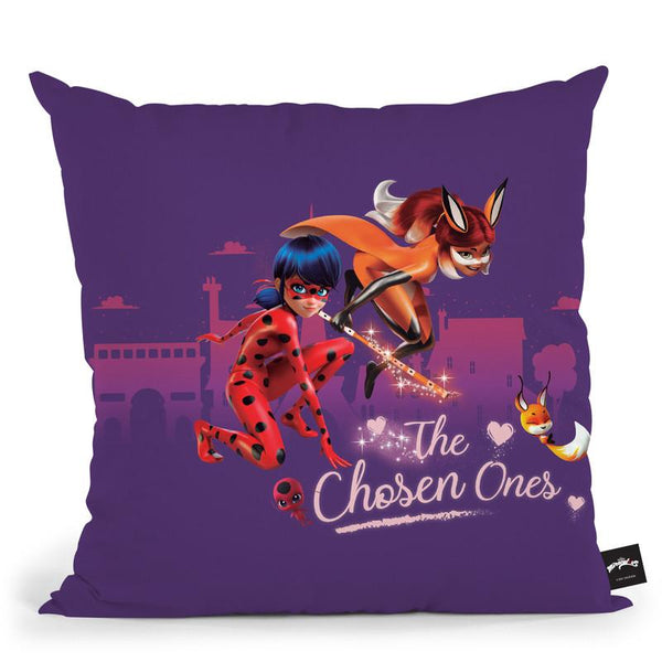Ladybug Rena Rouge The Chosen Ones Throw Pillow By Miraculous