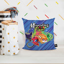 Miraculous Power Tikki Plagg Trixx Wayzz Blue Throw Pillow By Miraculous