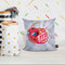 Tikki Gray Throw Pillow By Miraculous