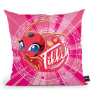 Tikki Pink Throw Pillow By Miraculous