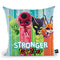 Stronger Together Tikki Plagg Trixx Wayzz Throw Pillow By Miraculous