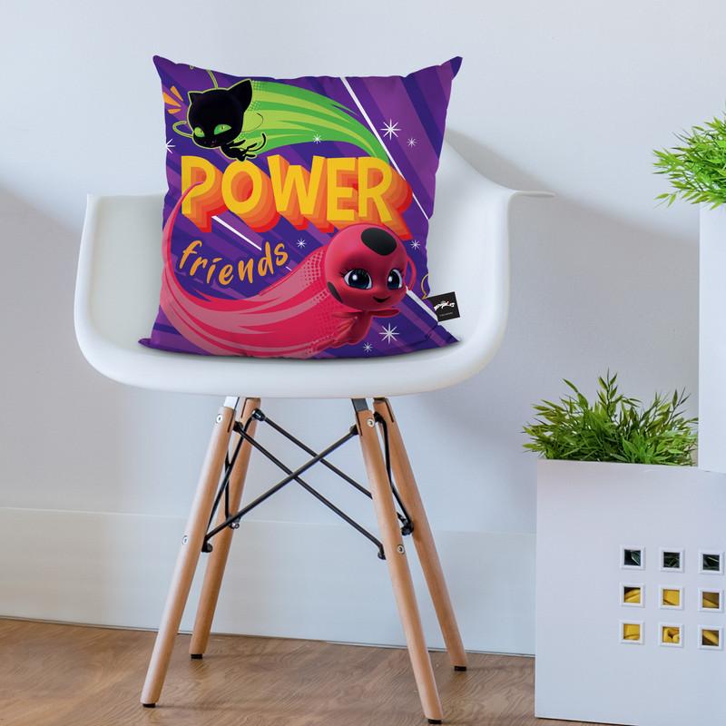 Power Friends Tikki Plagg Throw Pillow By Miraculous