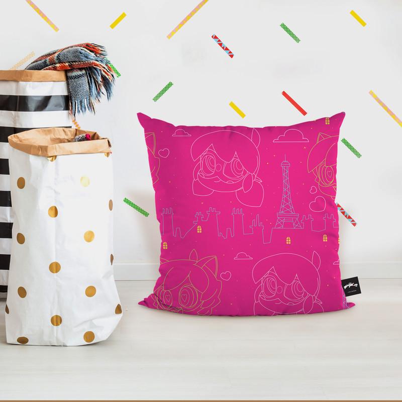 Ladybug Cat Noir Throw Pillow By Miraculous