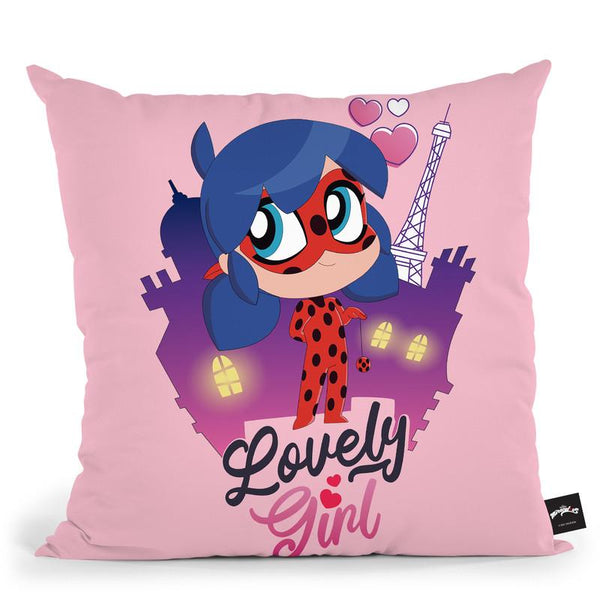 Ladybug Lovely Girl Throw Pillow By Miraculous