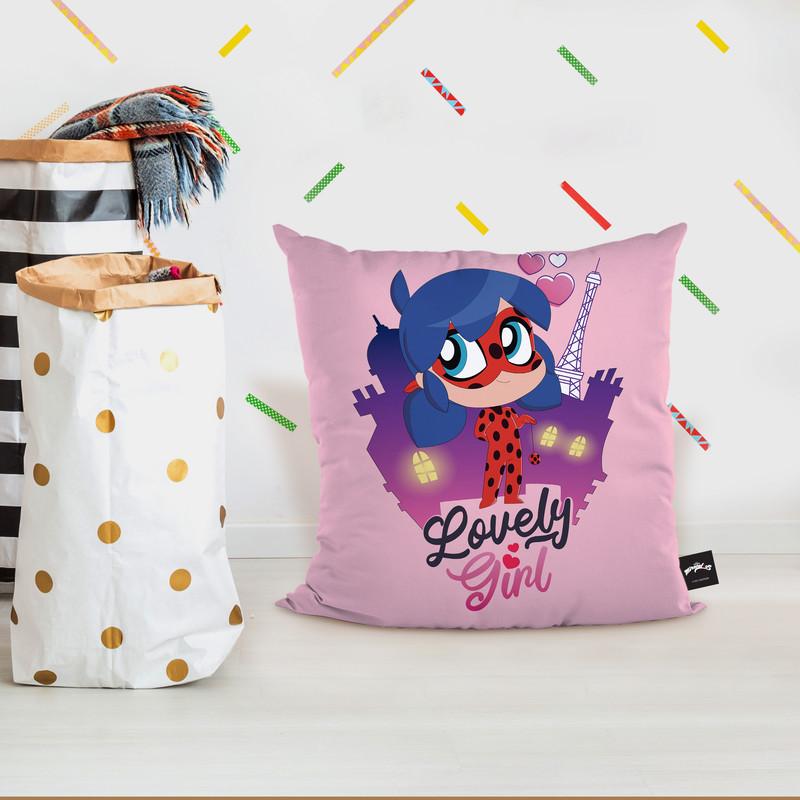 Ladybug Lovely Girl Throw Pillow By Miraculous
