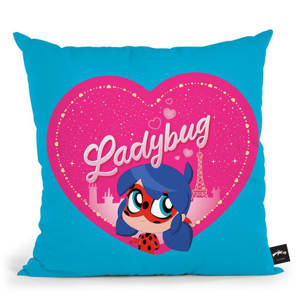 Ladybug Heart Throw Pillow By Miraculous
