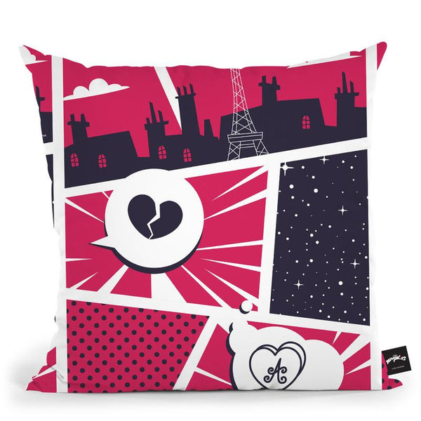 The City Of Heartbreak Throw Pillow By Miraculous